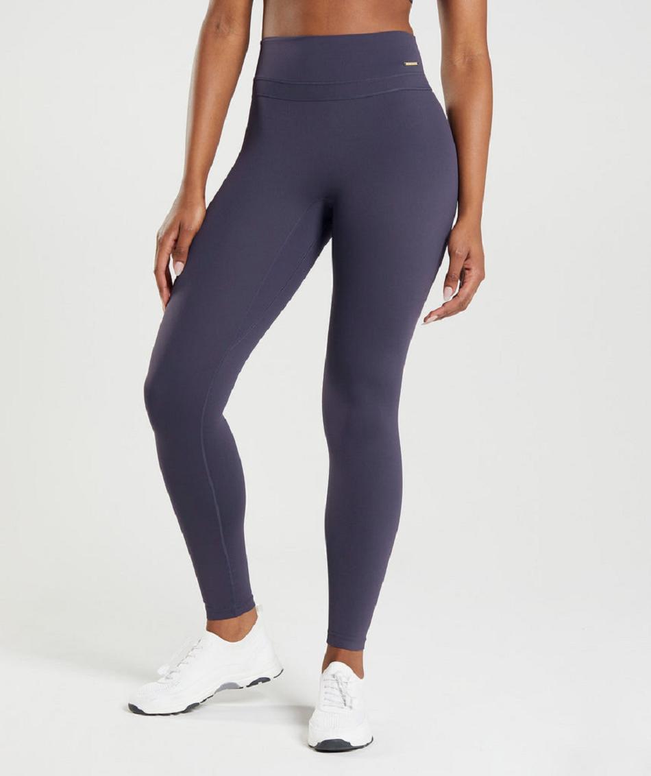 Legginsy Damskie Gymshark Whitney High Rise Indygo Granatowe | PL 2235NWY